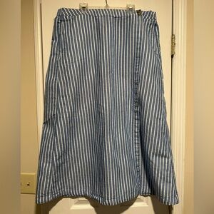 Pact Striped Skirt